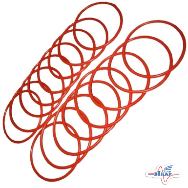 Кольцо гильзы нижнее (толстое) (красное) КамАЗ