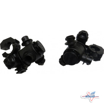 Корпус распылителя на трубу d=3/4" (3 форсунки) (829-122C/829-108C/AN206179/51405686), Teejet