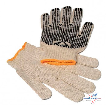 Перчатки х/б с рез.покрытием