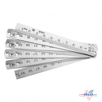 Метр складной металлич.