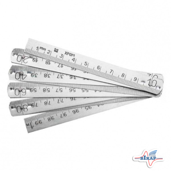Метр складной металлич.