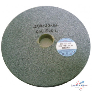 Круг абразивный шлифовальный (200х20х32) (зеленый)