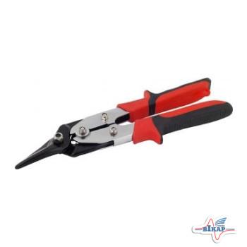 Ножницы по металлу изогн. правые 250мм.(Miol)