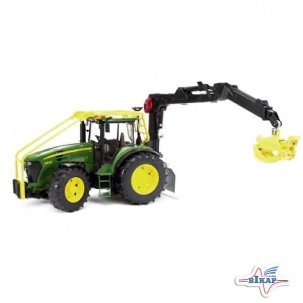 Модель трактора-экскаватора JD7930 с ковшом М1:16, JD