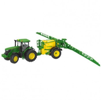 Модель трактора JD 7280R с прицепным опрыскивателем JD840i M1:32, JD
