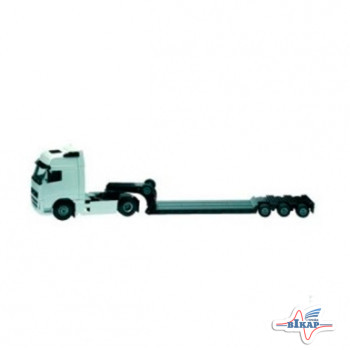 Модель автомобиля Volvo FH12 с низкорамным прицепом M1:50 (JOAL)