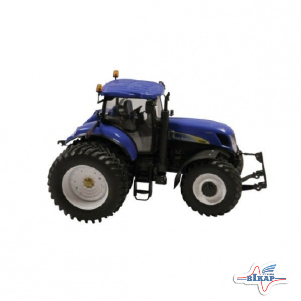 Модель трактора New Holland T7050 на сдвоенных колесах, M1:32 (ROS)