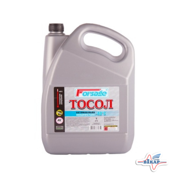 Жидкость охлаждающая (тосол) (кан. 4,3 кг.) (-40С, этиленгликоль+глицерин)