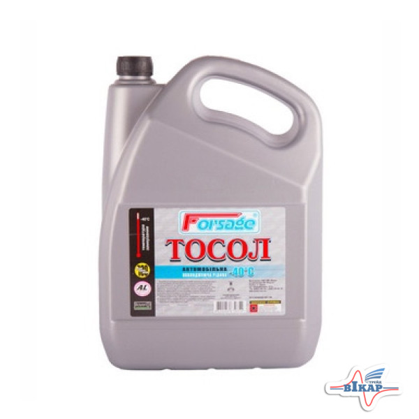 Жидкость охлаждающая (тосол) (кан. 9,5 кг.) (-40С, этиленгликоль+глицерин)