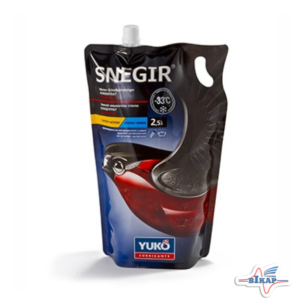 Жидкость стеклоомывающая зимняя (-33°С) ( 2,5л )