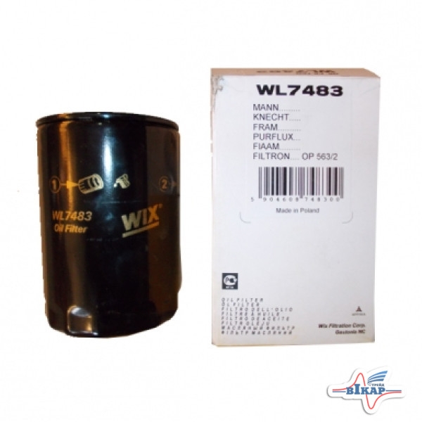 Фильтр масляный (ФМ 009-1012005/OP563/2/M5101/ЕКО-02.24), МТЗ, Д-243, Д-245 (WIX)