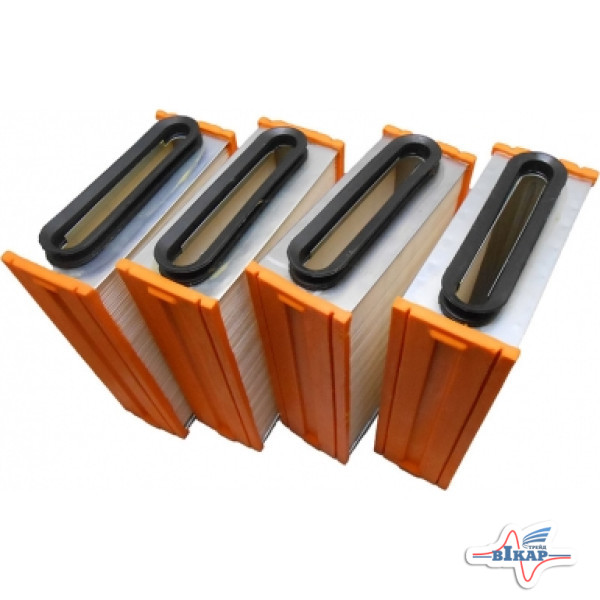 К-т кассет воздухоочистителя прямоуг.К-701(к-т 4шт)(Ливны)