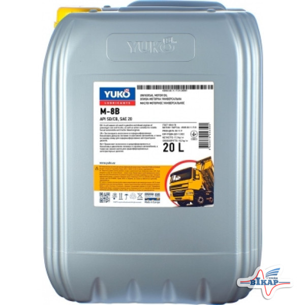 Масло мотор. (газ,зил)( 20л ) минерал. (YUKOIL)