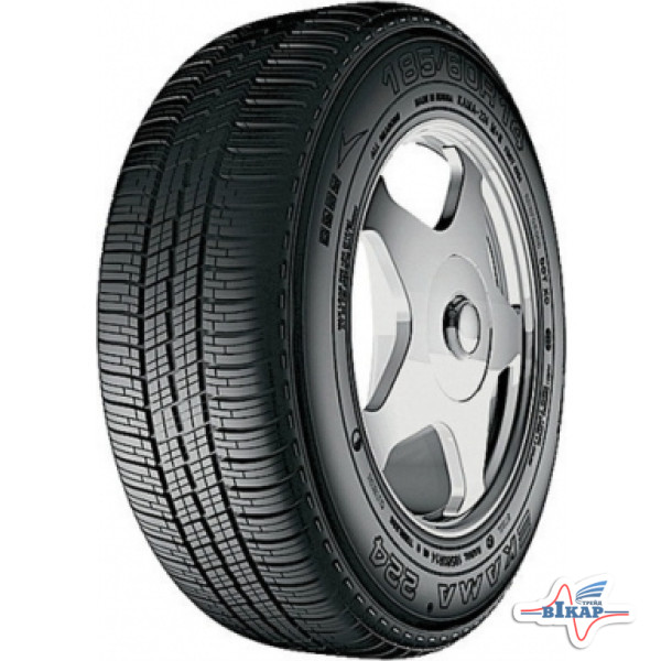 Шина 175/70R13 КАМА EURO-224 82T Tubeless (НкШЗ) всесезон