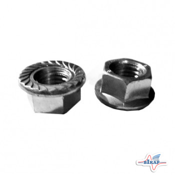 Гайка M12 X 1.75 фланцевая, JD
