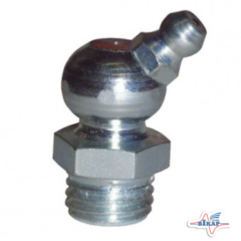 Пресс-масленка 1/8-27 NPT (d=10,272 мм) угол 45° (G10373/JD7763/800-130C/80710/219-1), JD, Kinze