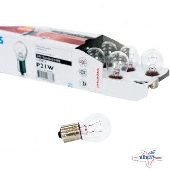 Лампа (стопы, повороты) (P21W) (BA15s) (пр-во Philips)