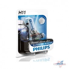 Лампа галогенная (фарная) (РGJ19-2) (Blue Vision Ultra) (пр-во Philips)