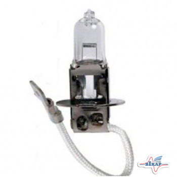 Лампа галогенная (противотуманка) с проводом PK22s (пр-во Искра)