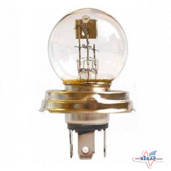 Лампа (фарная) (Р45t) (пр-во Искра)