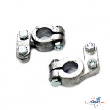 Клемма акк. 2 шт. (свинец) (пр-во Украина)