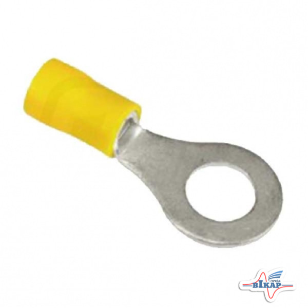 Наконечник провода желтый (10 шт) (под провод d=4– 6 мм2), болт- d=6 мм (MCXFA1069), Vapormatic