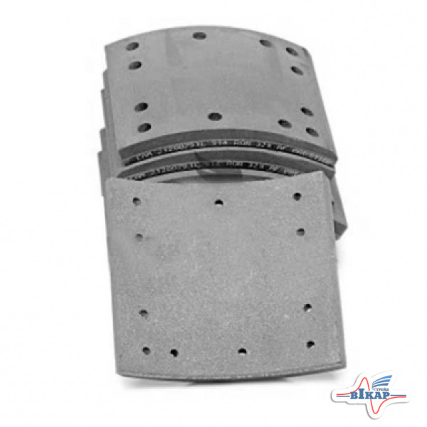 Накладка тормозная 19036 00, 19037 00 (Meritor)