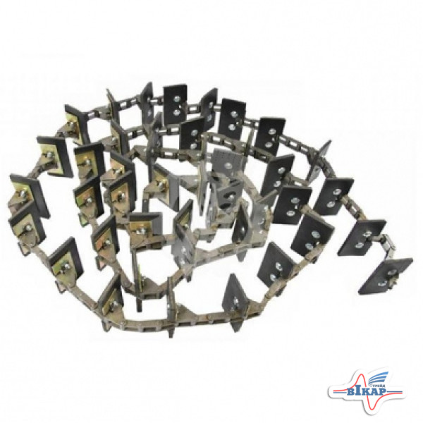 Транспортер элеватора зернового (166 ланок, 42 скребка, t=38.4), JD1085/1188