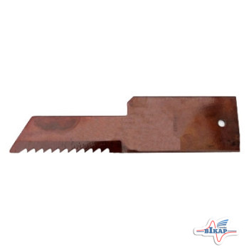 Нож измельчителя неподвижный зубчатый (Z59033/42222/282740240000/322291650), JD