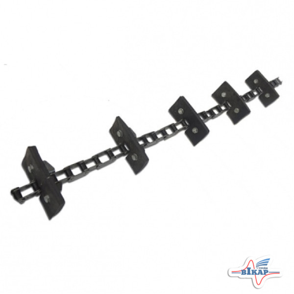 Транспортер элеватора колосового (155 звеньев, 19 скребков, t=41,4), JD9560/9650/9750/9880STS