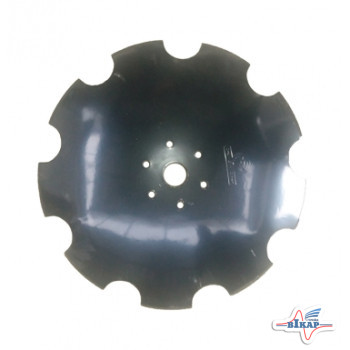 Диск бороны (ромашка) (D=650мм, круг 64мм, 6отв 11мм) АГД