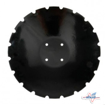 Диск бороны (ромашка) Amazone XL043-04 (Днар=460 мм,4отв.12мм окруж.120мм)(Борирован.) (Велес-Агро)