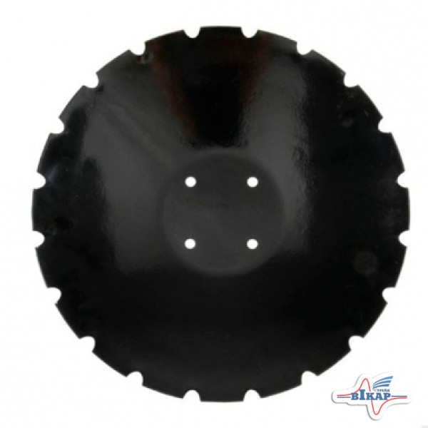 Диск бороны (ромашка) Amazone XL043-04 (Днар=460 мм,4отв.12мм окруж.120мм)(Борирован.) (Велес-Агро)