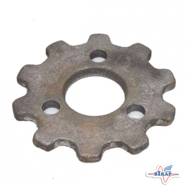 Звездочка колеса опорно-приводного (z=10, t=31.75) (голая) КРН