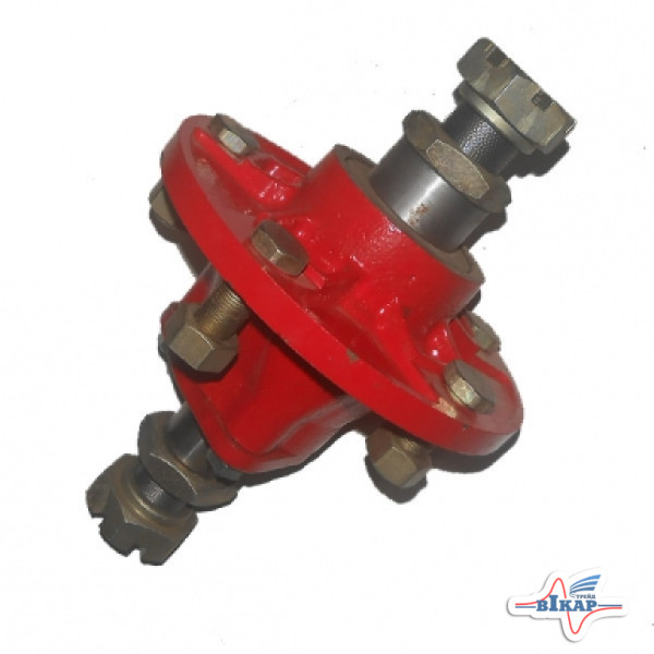 Ступица колеса опорного крыла (резба с двух сторон) КПС-8 в сб.