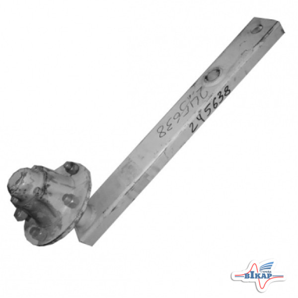 Ступица колеса опорного (п/к 7207,7208, м-та 55х80) КПС в сб. с кронштейнами