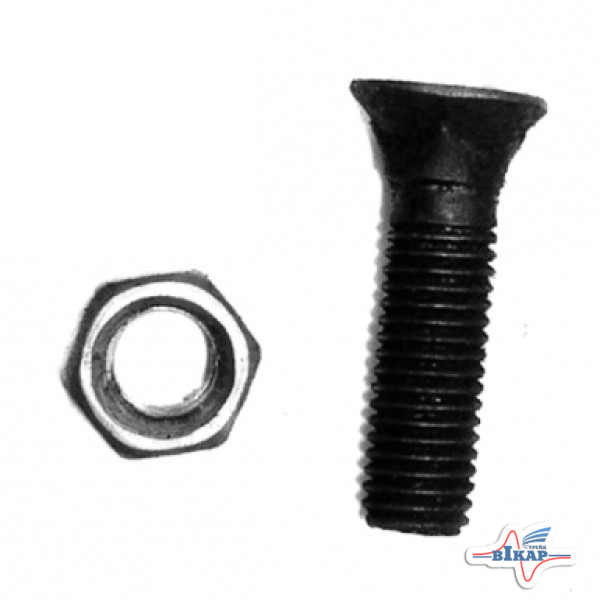 Болт с гайкой лапы стрельчатой М12х70 Horsch, Алькор - Bellota