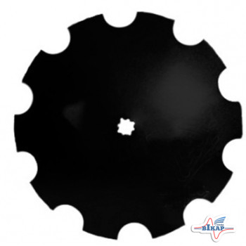 Диск бороны (ромашка) John Deere (Днар=560 мм)z=10 (Борированный) (Велес-Агро)