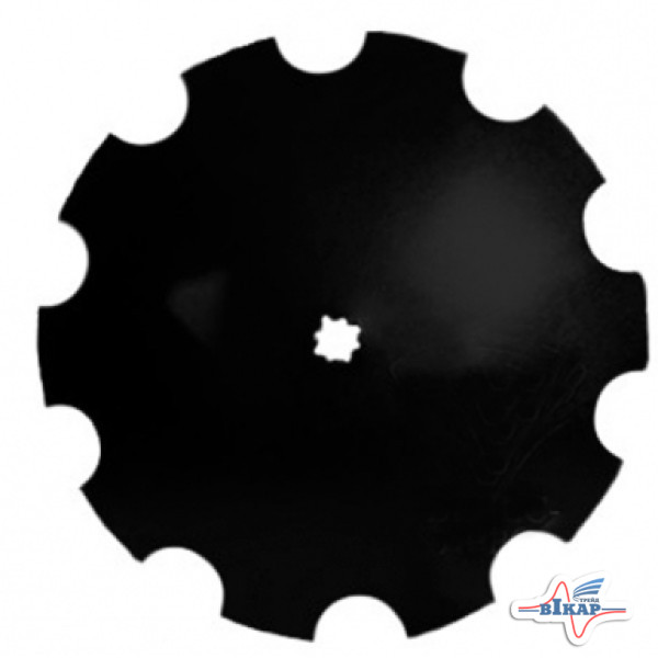 Диск бороны (ромашка) John Deere (Днар=560 мм)z=10 (Борированный) (Велес-Агро)