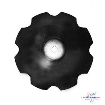 Диск бороны (ромашка) БДП-6,3 (D=600мм, кв.45мм)