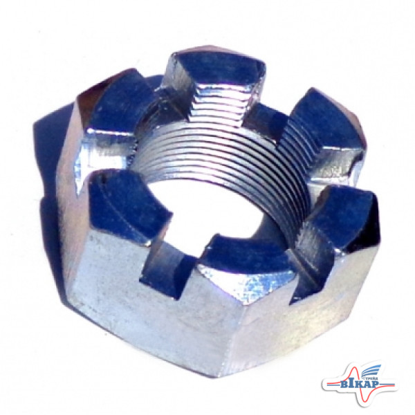 Гайка оси корончатая (корпус обслужив.) (М30х2) ПД-2,5