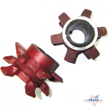 Звездочка ведомая транспортера (z=6, dв=57мм, цепь якорная) МТТ-4, ПС-30, ПС-45, ПС-60