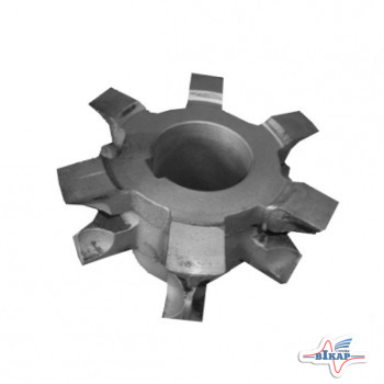 Звездочка ведущая транспортера крайняя под шпонку (z=6, dв=57мм) МТТ-4, ПС-30, ПС-45, ПС-60