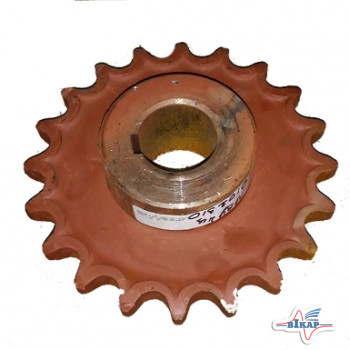 Звездочка ведущая привода редукторов лев.сторона (z=20, t=25.4, dв=40мм) МТТ-4