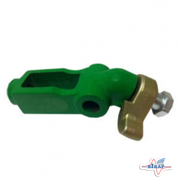 Стопор с коромыслом регулировки приж. прик. колеса (A82772/A94705/A90343+A62609), JD (Greenly)