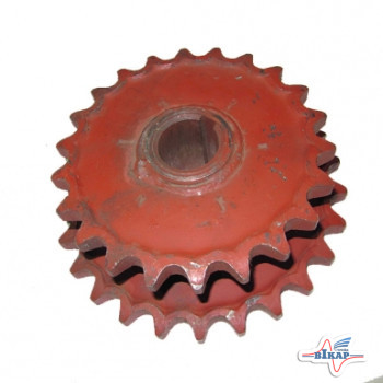 Блок звездочек вальца камеры (Z=26/22, t=25.4) ПРФ-180 (Бобруйск)