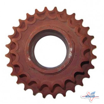 Блок звездочек ведущего вала (z=20/28, t=25.4) (лев.сторона) ПРФ-145 (Бобруйск)