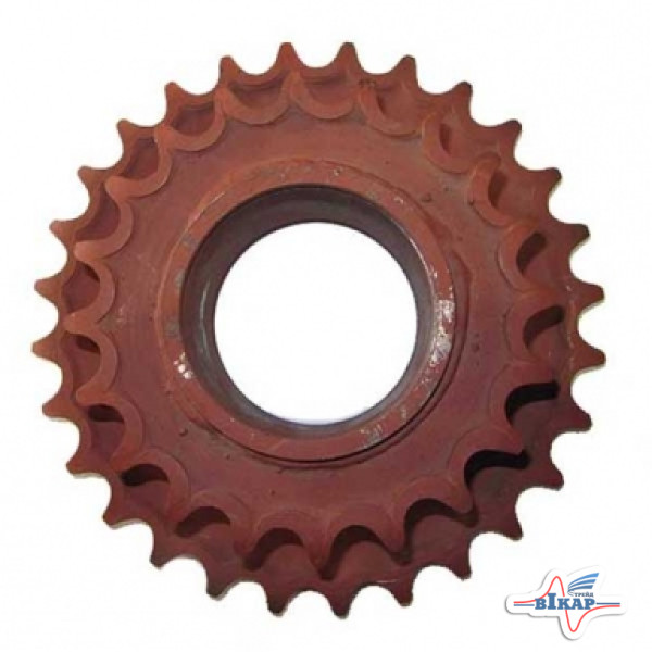 Блок звездочек ведущего вала (z=20/28, t=25.4) (лев.сторона) ПРФ-145 (Бобруйск)