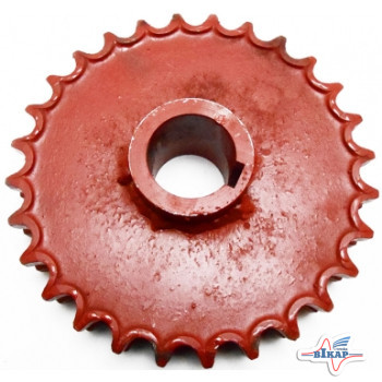 Блок звездчек вала ведущего (z=28/28, t=25,4, dв=54мм) (прав.сторона) ПРФ-180