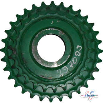 Блок зведочек ведомоый привода цепного (z=26/32, t=25.4) (под муфту) ГВР